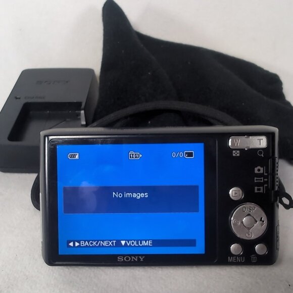 Sony Cybershot DSC-W610 Black WORKING TESTED Charging Adapter Battery 14.1MP 4X - Picture 10 of 16